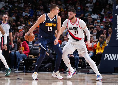 NUGGETS at TRAIL BLAZERS .